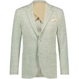 Blue Industry - Geruit Colbert - Beige en Grijs - Hoogwaardige Stof