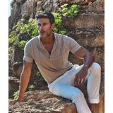 Blue Industry - Polo Heren - Korte Mouw - Blauw - Katoen