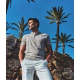 Blue Industry - Polo Heren - Korte Mouw - Blauw - Katoen