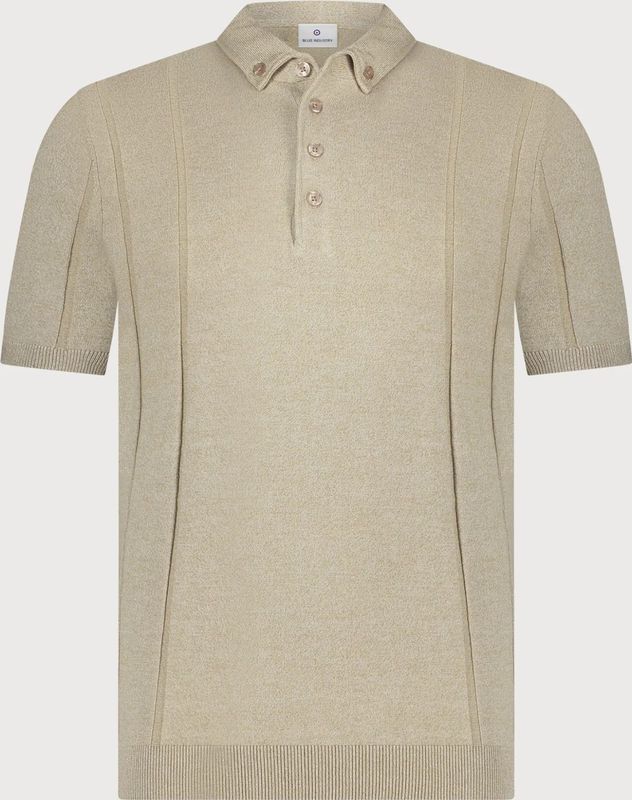 Blue Industry - Polo Heren - Korte Mouw - Blauw - Katoen