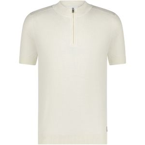 Blue Industry - Polo - Crème - 65% Viscose 35% Polyamide