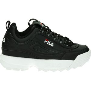Fila - Disruptor - Sneakers - Wit - Leer - Profielzolen - Ronde Neus