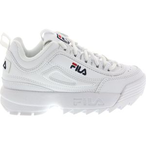 FILA Unisex Disruptor Kids Sneakers voor kinderen, wit, 32 EU