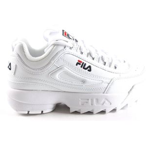 FILA Unisex Disruptor Kids Sneakers voor kinderen, wit, 34 EU