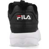 Fila - Disruptor - Sneakers - Wit - Leer - Profielzolen - Ronde Neus