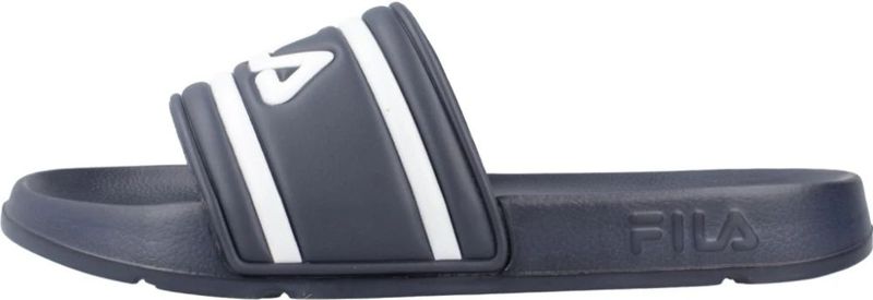 Fila - Morro Bay Slipper 2.0 - Blauwe Badslippers - Synthetisch Leder - Textiel Voering