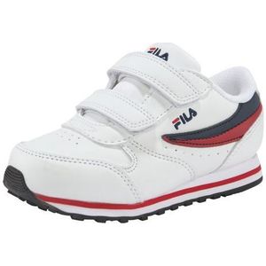 FILA Uniseks Orbit Infants Sneakers voor kinderen, White Dress Blue, 26 EU