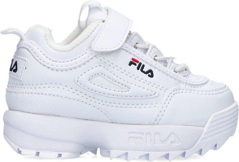 Fila - Disruptor E - Sneakers - Wit - Lederlook - Uitneembaar Voetbed