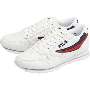 FILA Orbit Low Teens Sneaker, White-Dress Blues, 36 EU