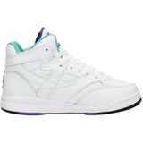 Fila - Witte Veterschoenen - Dames - Leer - Met Contrasterende Accenten