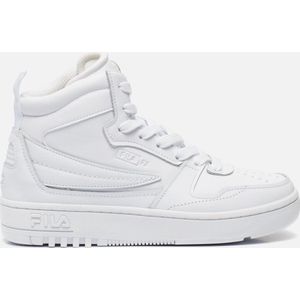 Fila, Schoenen, Dames, Wit, 40 EU, Leer, Witte Hoge Top Sneaker Leer Rubber