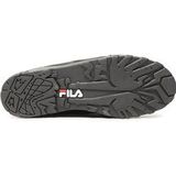 Veterboots - Zwart - Leer/Textiel - Vetersluiting - Enkelhoog