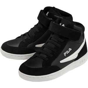 FILA Unisex Crew Velcro Mid Kids Sneakers voor kinderen, zwart, 33 EU