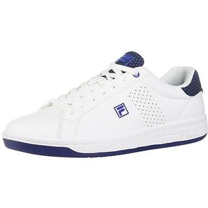 FILA Heren Crosscourt 2 NT Sneakers, White-Lapis Blue, 41 EU