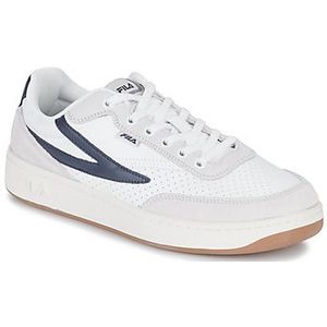 FILA Sevaro S, sneakers voor heren, wit, marineblauw, 45 EU, White Fila Navy, 45 EU, White Fila Navy