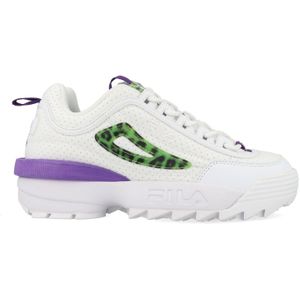 FILA Dames Disruptor T wmn Sneakers, White-Electric Purple, 39 EU