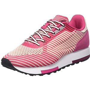 RETRONIQUE - Sneakers - Color-Blocking - Suède - Platte Hak