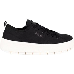 Fila, Platform Sneakers met Geborduurd Logo Zwart, Dames, Maat:38 EU