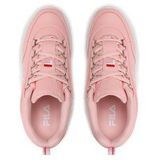 Fila - Sneakers - Wit - Leer en Synthetisch - Platte Veters