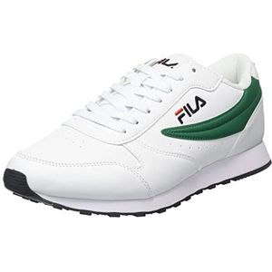 FILA Heren Orbit Sneaker, White-Verdant Green, 43 EU
