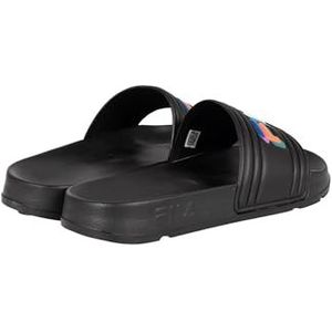 FILA Morro Bay Logo Slipper, voor heren, zwart, 42 EU