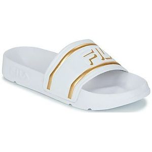 FILA Morro Bay Logo wmn Slipper, voor dames, wit-goud, 41 EU