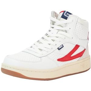 FILA SEVARO Mid WMF, sneakers voor dames, wit rood, 40 EU, Wit Fila Red, 40 EU