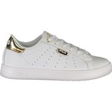 Fila - Lusso F Sneakers - Wit - Leer - Luxe Veterschoenen met Gouden Accenten
