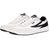 Sneakers - Color-Blocking - Leer - Snoersluiting - Ronde Neus