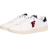 Veters - Sportief - Wit/Navy - Synthetisch - Laag