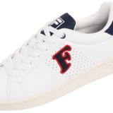 Veters - Sportief - Wit/Navy - Synthetisch - Laag