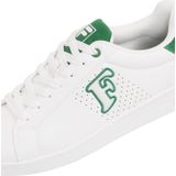 FILA Crosscourt 2 Nt Patch Sneakers voor heren, White Verdant Green, 44 EU