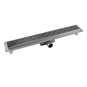CityLine douchegoot - RVS - 120cm - Zijuitloop - Dots