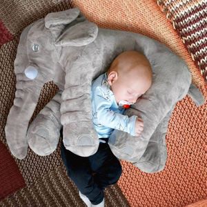 Olifant - Knuffel - Grijs - Pluche - XL Formaat 65 cm