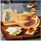 MikaMax - Worst Guillotine - RVS Mes - Bamboe - 30 x 19cm