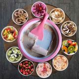 MikaMax Rolled Ice Cream Maker - Mini Rolling Ijs Grill - Ijsmachine - Ijsmaker - Maak Gemakkelijk ijs