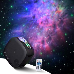 Galaxy Laser Projector Pro - 6 Verschillende Kleurwolken - 4 Standen - Incl. Timerfunctie en Bluetooth Speaker - Twilight Laser Stars - Sterrenhemel met Lazers