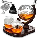 Mikamax Deluxe Globe Decanter Set