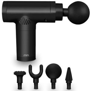 MikaMax Picco Massage Gun - Massagepistool - 4 Opzetstukken - Compact - 6 standen