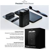 MikaMax Precision Travel Shaver - Mini Scheerapparaat - Baardtrimmer - Klein Scheerapparaat - 4 x 2,5 x 6,5 cm