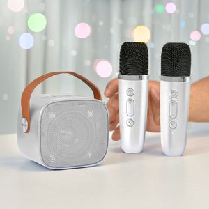 MikaMax Karaoke 2 Go - Draagbare Karaoke Set - Incl. 2 Microfoons - Zwart