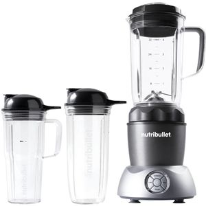 Nutribullet Select 2.0 - 10-delig - 1000 Watt - Blender - To Go Drinkbekers - Warme en Koude Bereidingen - Grijs