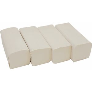 WillieJan Papieren handdoekjes Z-vouw – 2 laags Premium Cellulose – 4 x 160 stuks