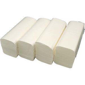 WillieJan Papieren handdoekjes Multifold â€“ Smalle rug â€“ 2 laags â€“ Premium Cellulose â€“ 4 x 150 stuks
