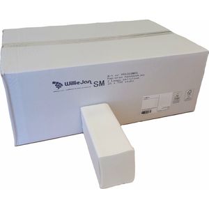 WillieJan Papieren handdoekjes Multifold – Smalle rug – 2 laags – Premium Cellulose – 25 x 150 stuks