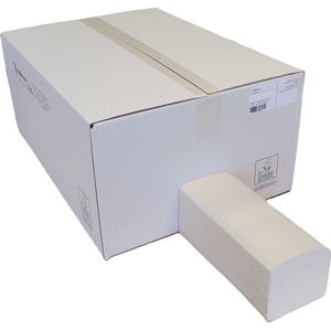WillieJan Papieren handdoekjes - Z-vouw - A4DS – 2 laags Premium Cellulose – 3200 handdoekjes