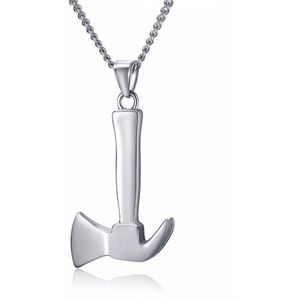 Mendes Jewels kettinghanger heren Silver Axe