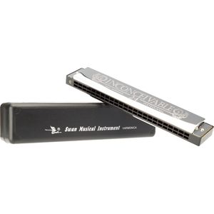 Diatonische harmonica 24 Tremolo - mondharmonica - C-majeur - 48 gaats