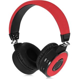 Draadloze Koptelefoon met Bluetooth - on-ear – rood
