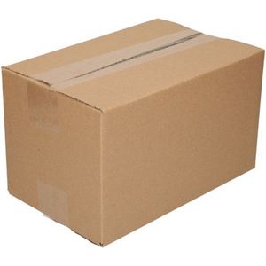 25 stuks - Amerikaanse Vouwdoos enkel golf 200x150x120mm (20x15x12cm) - vouwdozen / verzenddoos / verzenddozen
